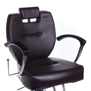 Hairdressing chair PROFESSIONAL BARBER CHAIR HEKTOR BRUSSEL BROWN 3