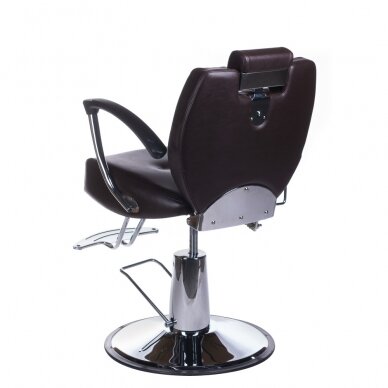 Hairdressing chair PROFESSIONAL BARBER CHAIR HEKTOR BRUSSEL BROWN 7