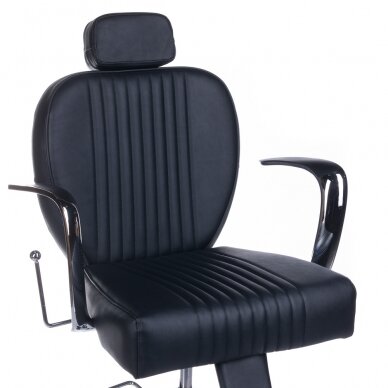 Frizieru krēsls PROFESSIONAL BARBER CHAIR OLAF BLACK 3