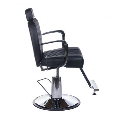 Frizieru krēsls PROFESSIONAL BARBER CHAIR OLAF BLACK 2