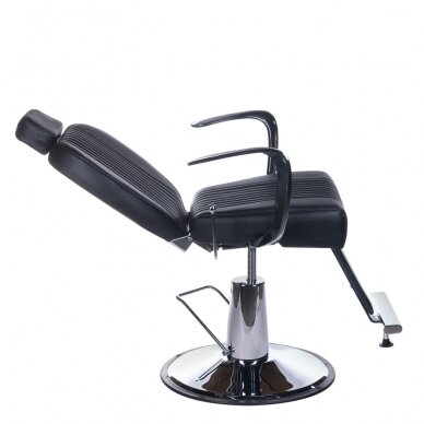 Frizieru krēsls PROFESSIONAL BARBER CHAIR OLAF BLACK 1