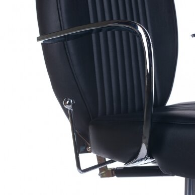 Frizieru krēsls PROFESSIONAL BARBER CHAIR OLAF BLACK 6