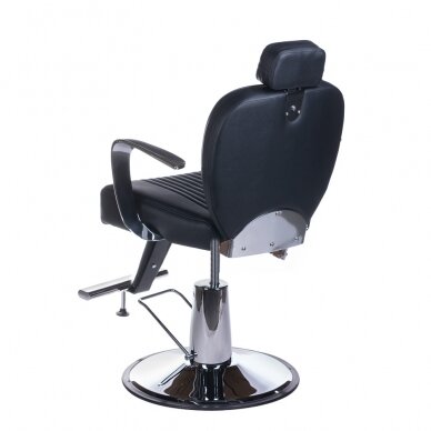 Frizieru krēsls PROFESSIONAL BARBER CHAIR OLAF BLACK 7