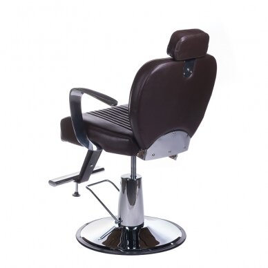 Frizieru krēsls PROFESSIONAL BARBER CHAIR OLAF BROWN 7