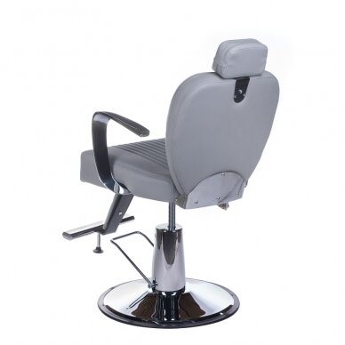 Krzesło barberski PROFESSIONAL BARBER CHAIR OLAF LIGHT GREY 7