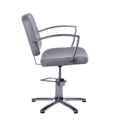 Парикмахерское кресло PROFESSIONAL HAIRDRESSING CHAIR DARIO BRUSSEL GREY 1