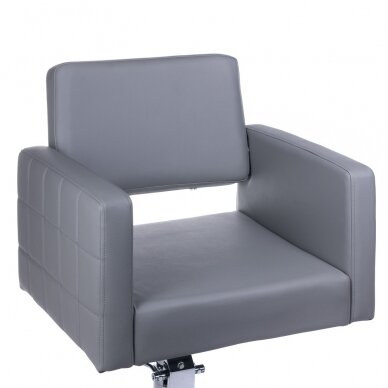 Kirpyklos kėdė PROFESSIONAL HAIRDRESSING CHAIR ERNESTO ANKARA LIGHT GREY 3