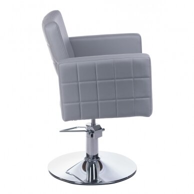 Парикмахерское кресло PROFESSIONAL HAIRDRESSING CHAIR ERNESTO ANKARA LIGHT GREY 1