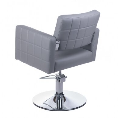 Frizieru krēsls PROFESSIONAL HAIRDRESSING CHAIR ERNESTO ANKARA LIGHT GREY 2