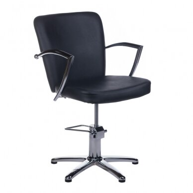 Hairdressing chair PROFESSIONAL HAIRDRESSING CHAIR LIVIO BRUSSEL BLACK