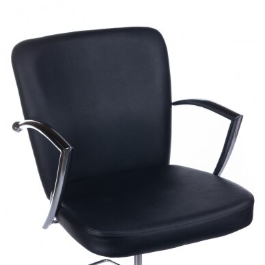 Hairdressing chair PROFESSIONAL HAIRDRESSING CHAIR LIVIO BRUSSEL BLACK 3