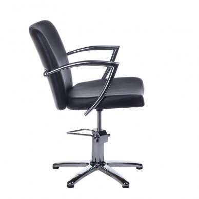 Hairdressing chair PROFESSIONAL HAIRDRESSING CHAIR LIVIO BRUSSEL BLACK 1