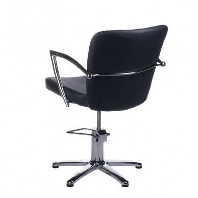 Hairdressing chair PROFESSIONAL HAIRDRESSING CHAIR LIVIO BRUSSEL BLACK 2