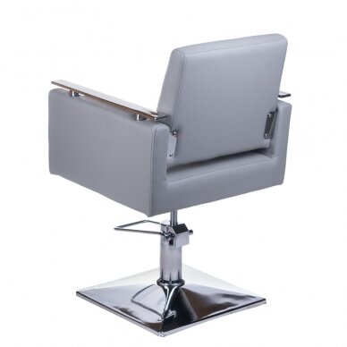 Fotel fryzjerski PROFESSIONAL HAIRDRESSING CHAIR MILO ANKARA LIGHT GREY 2