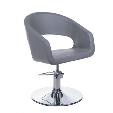 Juuksuritool PROFESSIONAL HAIRDRESSING CHAIR PAOLO LIGHT GREY