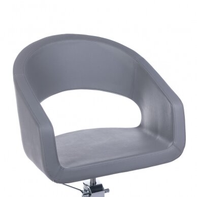 Frizieru krēsls PROFESSIONAL HAIRDRESSING CHAIR PAOLO LIGHT GREY 3