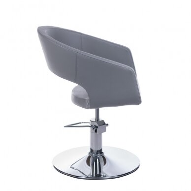 Juuksuritool PROFESSIONAL HAIRDRESSING CHAIR PAOLO LIGHT GREY 1