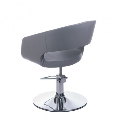 Kirpyklos kėdė PROFESSIONAL HAIRDRESSING CHAIR PAOLO LIGHT GREY 2