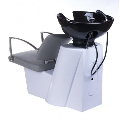 Kirpyklos plautuvė PROFESSIONAL HAIRWASHER LIVIO BRUSSEL LIGHT GREY 4