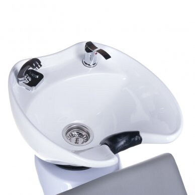 Hairdressing salon sink PROFESSIONAL HAIRWASHER MILO ANKARA LIGHT GREY 2