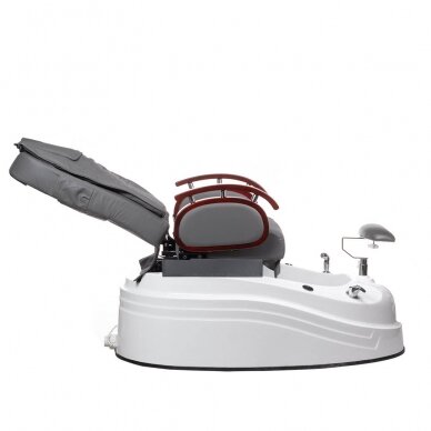 Pedicure chair with foot bath BR-2307 Grey 5