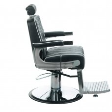 Kirpyklos kėdė Odys BH-31825M Barber Chair Dark Black