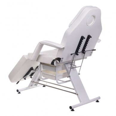 Fotel kosmetyczny z kuwetami BW-262A White 7