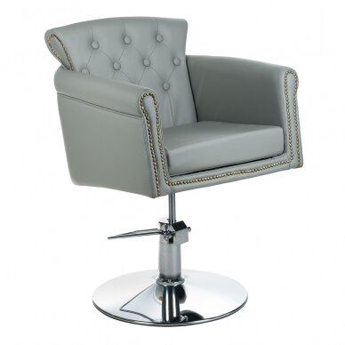 Fotel fryzjerski PROFESSIONAL HAIRDRESSING CHAIR ALBERTO BERLIN GREY