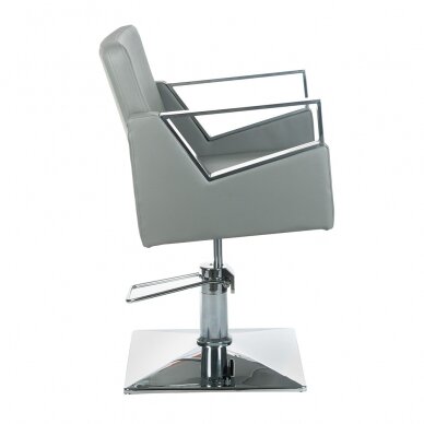 Kirpyklos kėdė PROFESSIONAL HAIRDRESSING CHAIR ARTURO VILNIUS LIGHT GREY 1