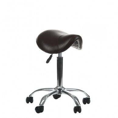 Табурет косметолога COSMETIC BEAUTY STOOL SINGLE BROWN