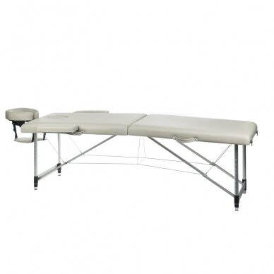 Klappbare Massageliege BEAUTY SYSTEM ALU 2 GREY