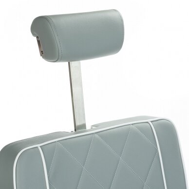 Kirpyklos kėdė Odys BH-31825M Barber Chair Light Grey 4