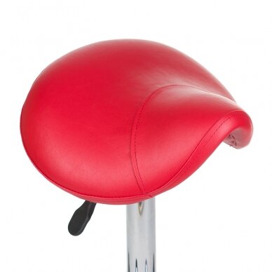 Kosmetologinė meistro kėdutė COSMETIC BEAUTY STOOL SINGLE RED 1