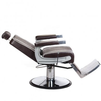 Парикмахерское кресло Odys BH-31825M Barber Chair Dark Brown 2