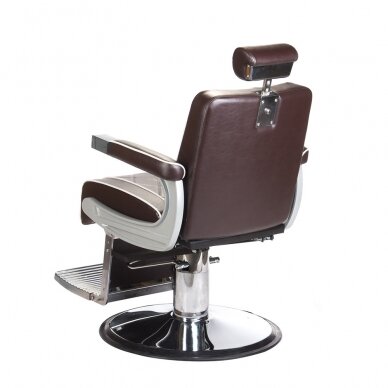 Парикмахерское кресло Odys BH-31825M Barber Chair Dark Brown 6