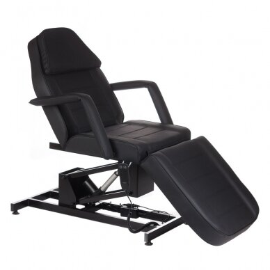 Kosmetoloģijas krēsls ELECTRIC ARMCHAIR 1 MOTOR BLACK