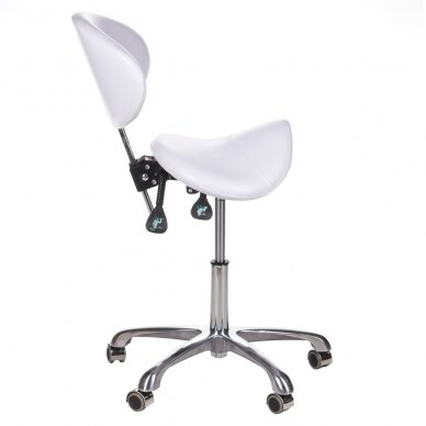 Taboret kosmetyczny COSMETIC BEAUTY STOOL WHITE 2