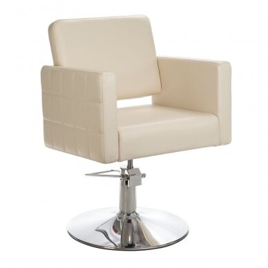 Juuksuritool PROFESSIONAL HAIRDRESSING CHAIR ERNESTO ANKARA CREAM