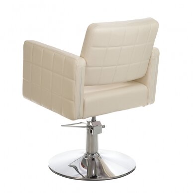 Fotel fryzjerski PROFESSIONAL HAIRDRESSING CHAIR ERNESTO ANKARA CREAM 2