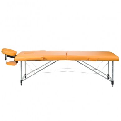 Klappbare Massageliege BEAUTY SYSTEM ALU 2 ORANGE 1