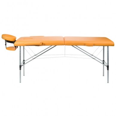 Klappbare Massageliege BEAUTY SYSTEM ALU 2 ORANGE 2