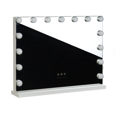 Make-up mirror with LED light HOLLYWOOD 58x46cm