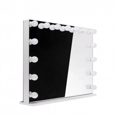 Make-up mirror with LED light HOLLYWOOD 100x80cm