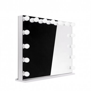 Make-up mirror with LED light HOLLYWOOD 100x80cm 1