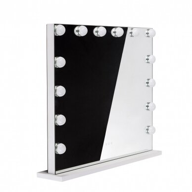 Make-up mirror with LED light HOLLYWOOD 80x65cm