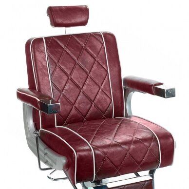 Fotel barberski Odys BH-31825M Barber Chair Cherry 3