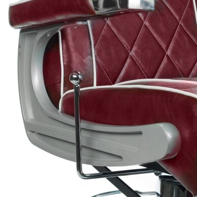 Fotel barberski Odys BH-31825M Barber Chair Cherry 6