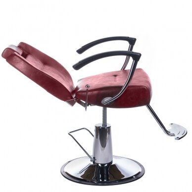 Парикмахерское кресло PROFESSIONAL BARBER CHAIR HEKTOR BRUSSEL CHERRY 1