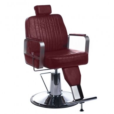 Парикмахерское кресло PROFESSIONAL BARBER CHAIR HOMER CHERRY