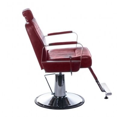 Hairdressing chair PROFESSIONAL BARBER CHAIR HOMER CHERRY 2